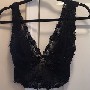 Lace, beads, sequins, never worn